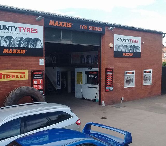 county tyres store front