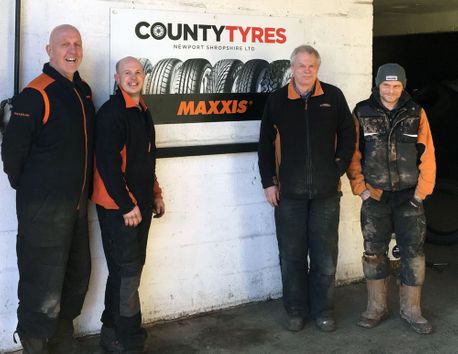 county tyres staff photograph