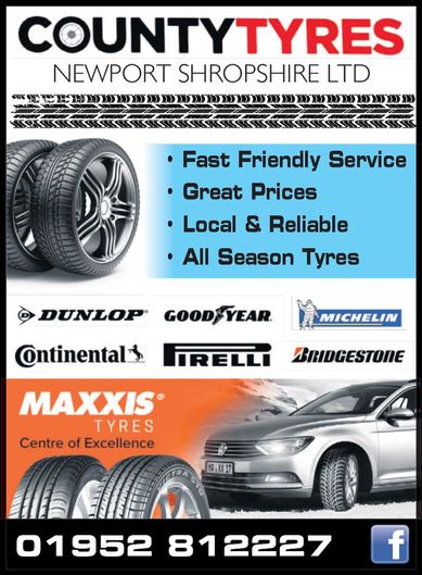 County Tyres advert