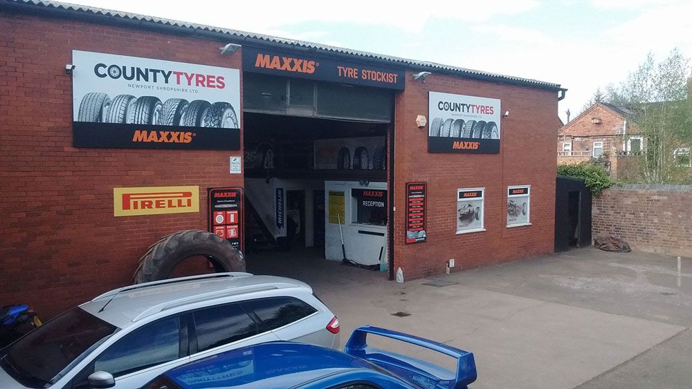 county tyres store front